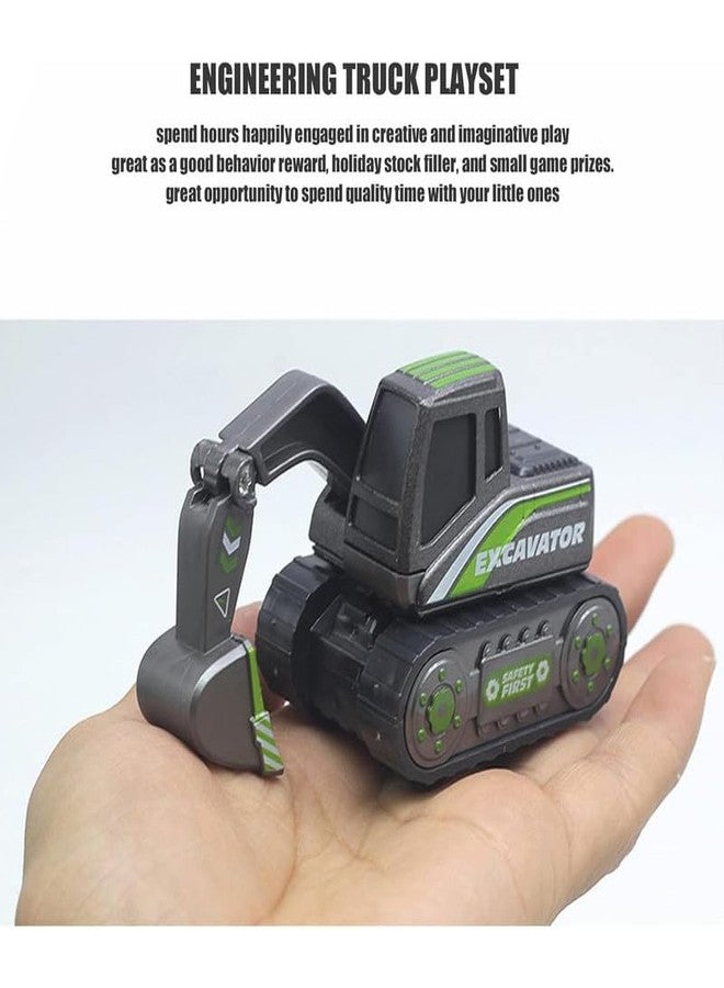 AHBHT New Plastic Excavator Bulldozer Truck Construction Toys Engineer Vehicle Trucks Pushdozer Toy for Kids (MultiCoor) (783-223-Black_Excavator) - Image 5