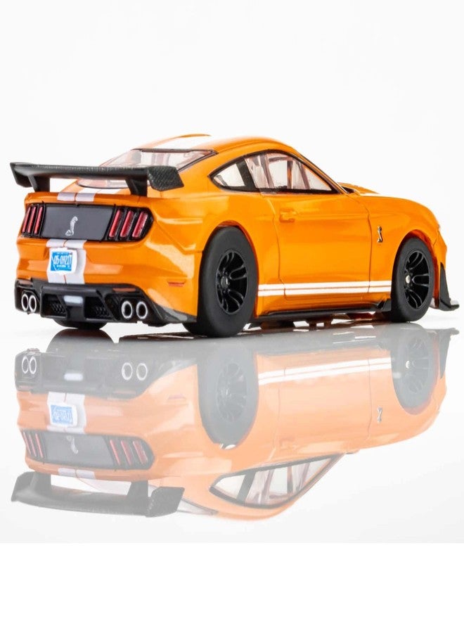 أفكس AFX/Racemasters 2021 Shelby GT500 - Twister Orange/White AFX22069 HO Slot Racing Cars - Image 5