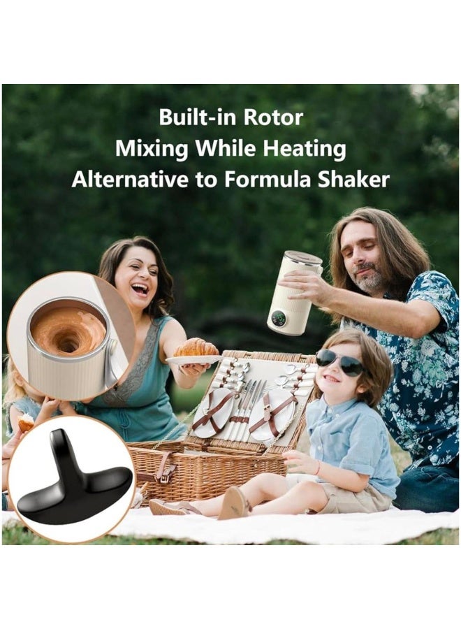 Tradeo Rechargeable Insulated Magnetic Mixing Cup with Temperature Control & Auto Stirring - Image 3