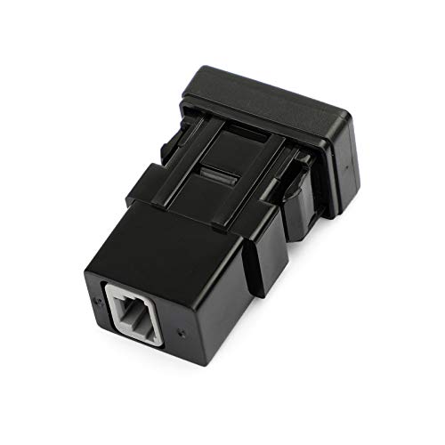 RLP Auxiliary Input Jack Aux Port Audio Adapter Compatible with 2005-2009 Toyota Prius Yaris FJ Cruiser 4Runner Lexus ES350 LS460 Replacement for 86190-06010 86190-53010 - Image 4
