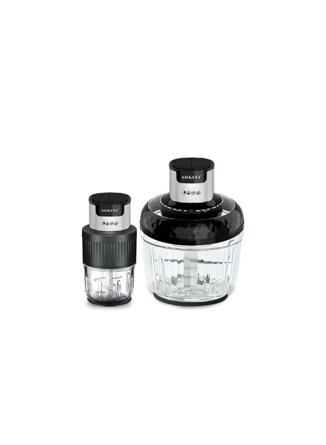 سوكاني SK-06008 (كبه سوكانى زجاج 800 وات 2 دورق (3لتر +1/2لتر  - Image 1