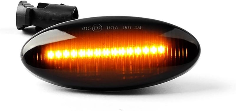 QASULER 2X Smoke Dynamic Side Marker Light Indicator - Image 4