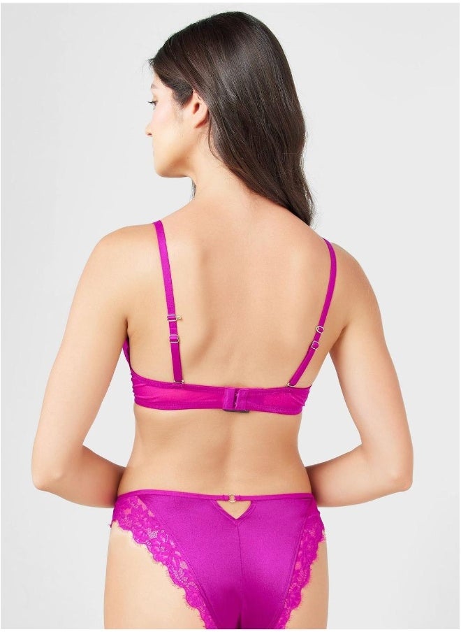 La Senza Lace Detail High Leg Brief  - Image 4
