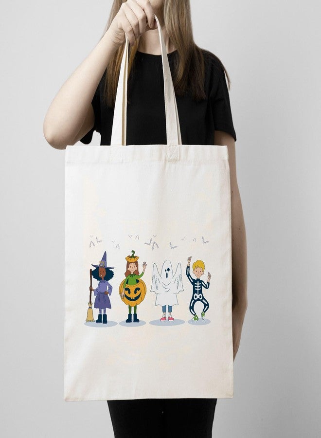 ARTBUG Tote Bag for Women with zip, Aesthetic Canvas tote bag for college girls, office, stylish and reusable - Funny Childrens - D No - 222 - Image 3