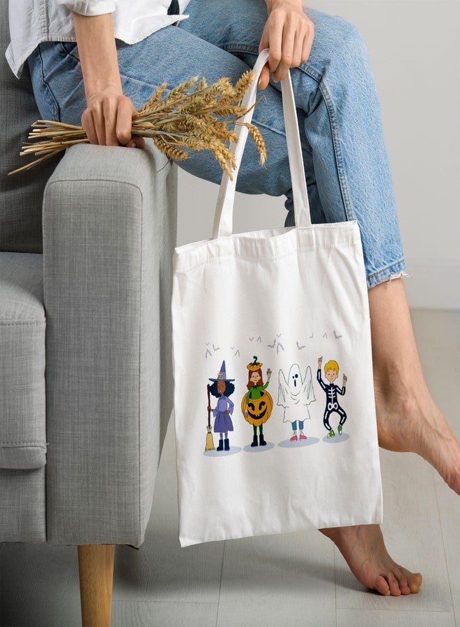 ARTBUG Tote Bag for Women with zip, Aesthetic Canvas tote bag for college girls, office, stylish and reusable - Funny Childrens - D No - 222 - Image 2