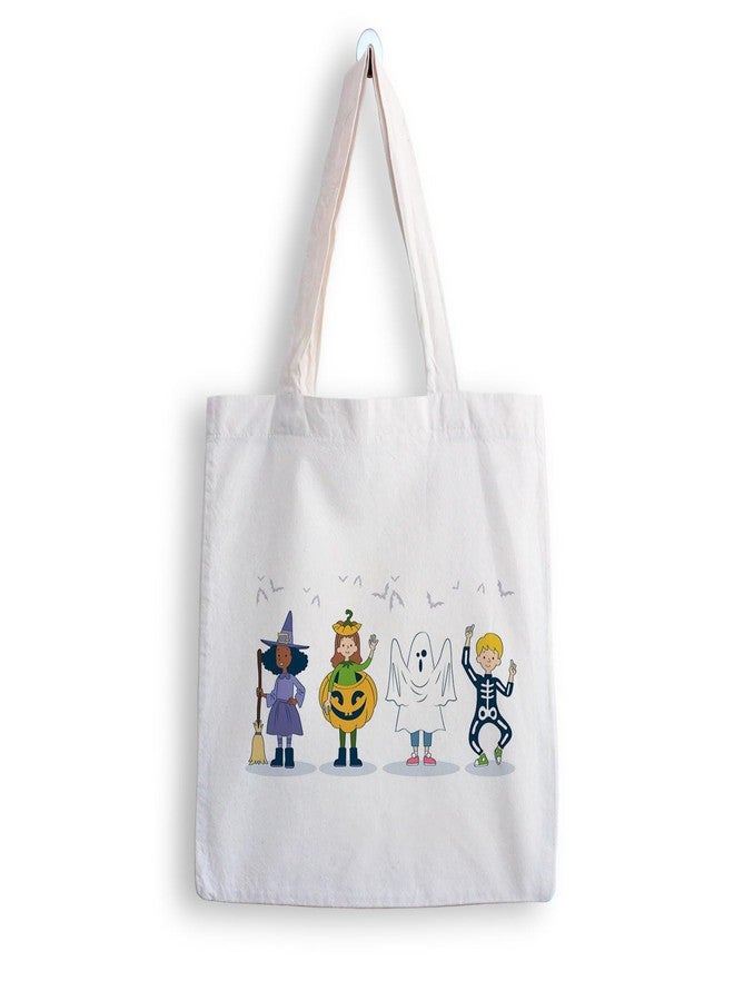 ARTBUG Tote Bag for Women with zip, Aesthetic Canvas tote bag for college girls, office, stylish and reusable - Funny Childrens - D No - 222 - Image 1