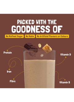 Slurrp Farm Slurrp Farm No Sugar Chocolate Nutrition Powder Milk Mix, Sweetened with Jaggery Powder, Contains Jowar and Oats, with 10 Essential Nutrients, 250 g  - Image 4