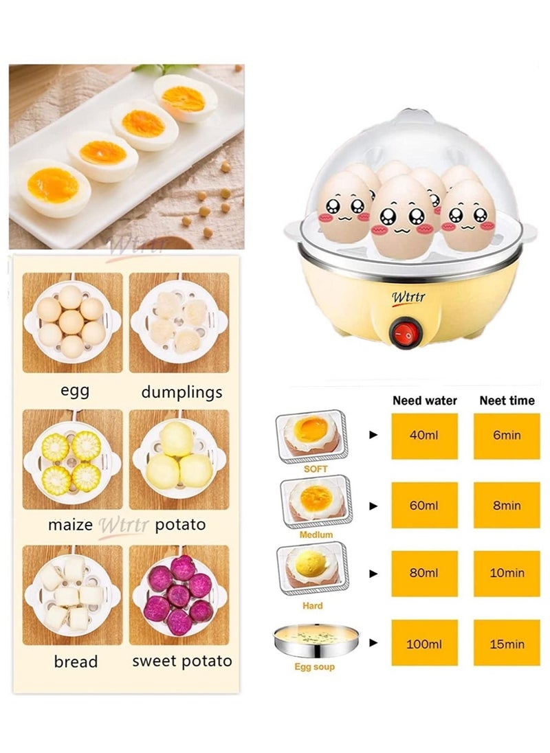 Wtrtr - Egg Cooker, Multifunction Electric Egg Boilers, Egg Cooker For Quick Eggs With Auto Shut Off Function - Image 1
