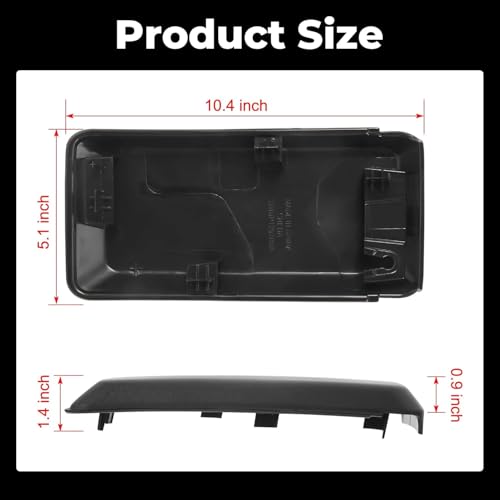 KARPAL Front Bumper Guards Pads End Caps Cover Insert Compatible With 2018 2019 2020 Ford F150 Replaces JL3Z17E810AB - Image 5