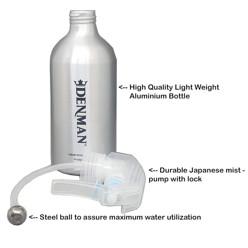 DENMAN Denman Professional Home And Salon Use Empty Spray Bottle 280 Ml For Spraying Water On Face N Hair Dressing Micro Mist Effect 400 Milliliter  - Image 4