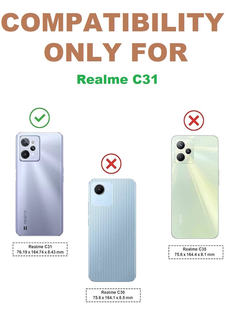 Super Tempered Glass Screen Protector 5D Designed For Realme C31 Full Glue Edge to Edge Full Screen Coverage And Bubble Free - Image 3