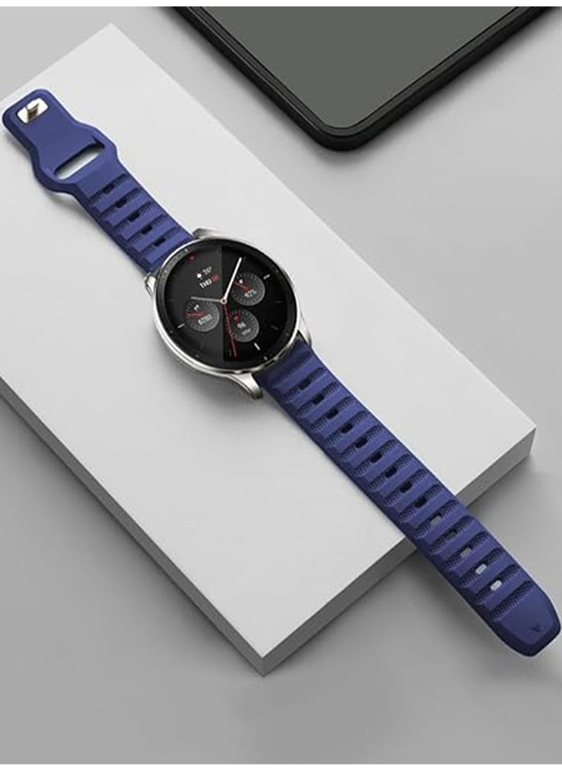 Generic - 22mm Sports Strap Compatible with Huawei Watch GT3/GT3 Pro 46mm/GT2/GT 46mm/GT2 Pro/GT2e/GT Runner/Huawei Watch 3/3 Pro, Soft Silicone Replacement Strap Watch Strap Men Women - Image 1