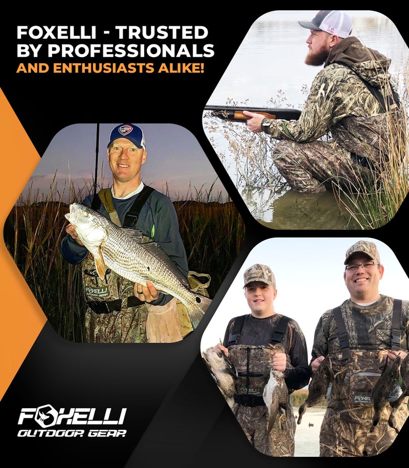 Foxelli Chest Waders – Waterproof 2-ply Nylon/PVC Camo Hunting Fishing Waders for Men and Women with Boots - Image 5