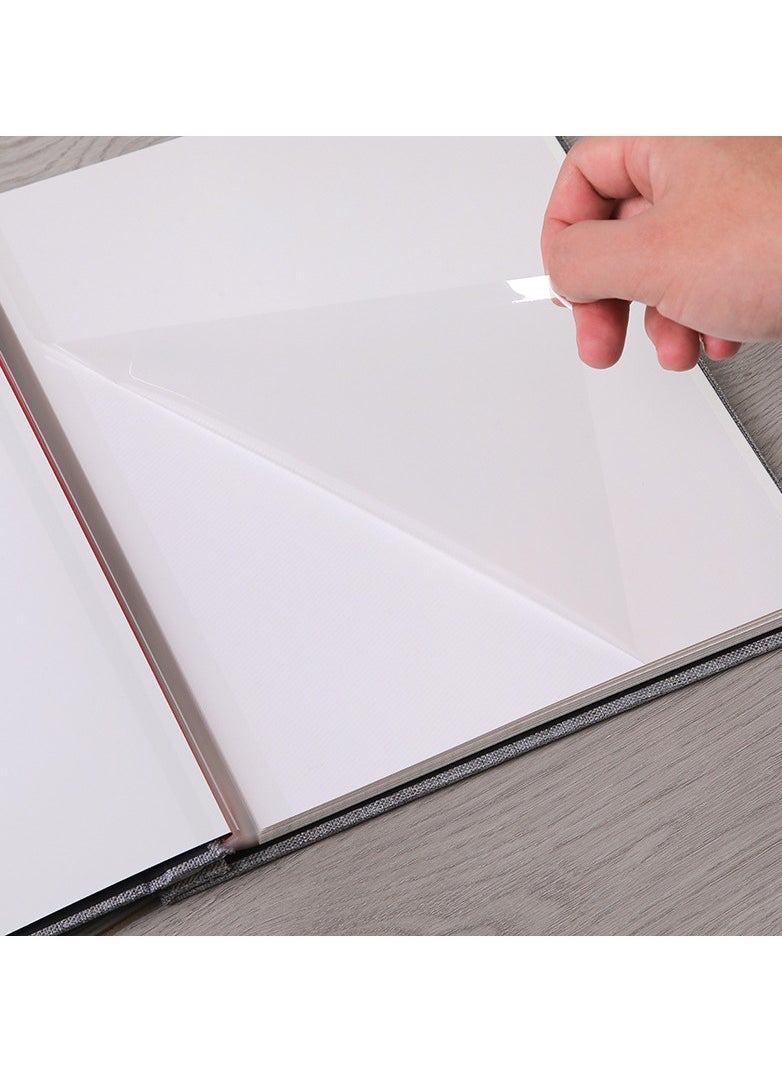 Generic - Photo Albums, Extra Large Capacity Family Wedding Picture Albums Photo Book, Self-stick Photos Hand Made DIY Albums, Memory Book Holds 3x5, 4x6, 5x7, 6x8, 8x10 Inch Photos (Blue) - Image 1