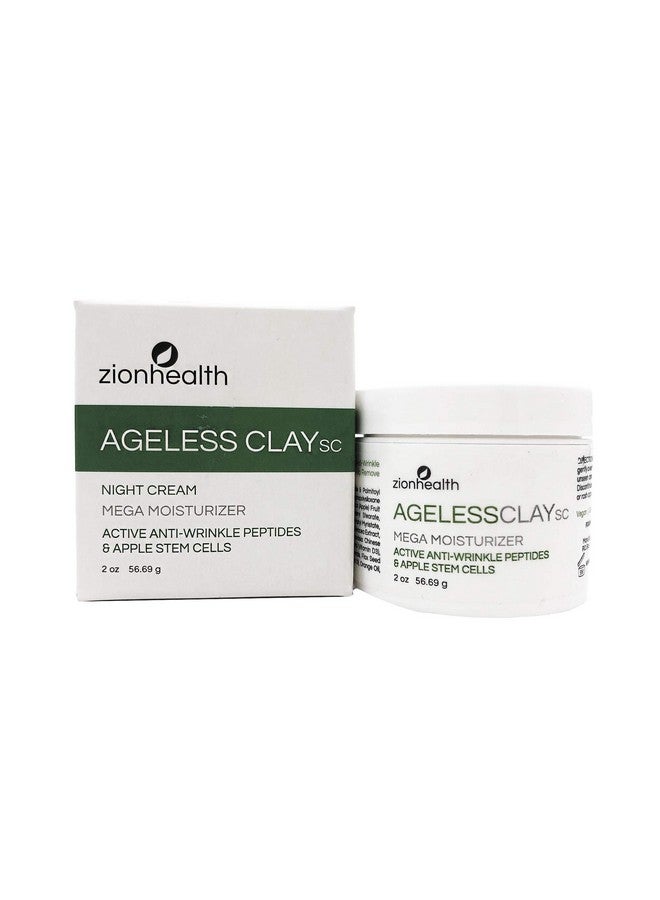 Adama Minerals Ageless Clay Anti Wrinkle Creamsc Zion Health 2 Oz Cream - Image 1
