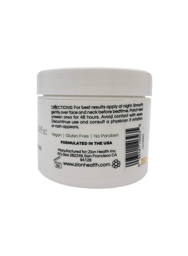 Adama Minerals Ageless Clay Anti Wrinkle Creamsc Zion Health 2 Oz Cream - Image 3