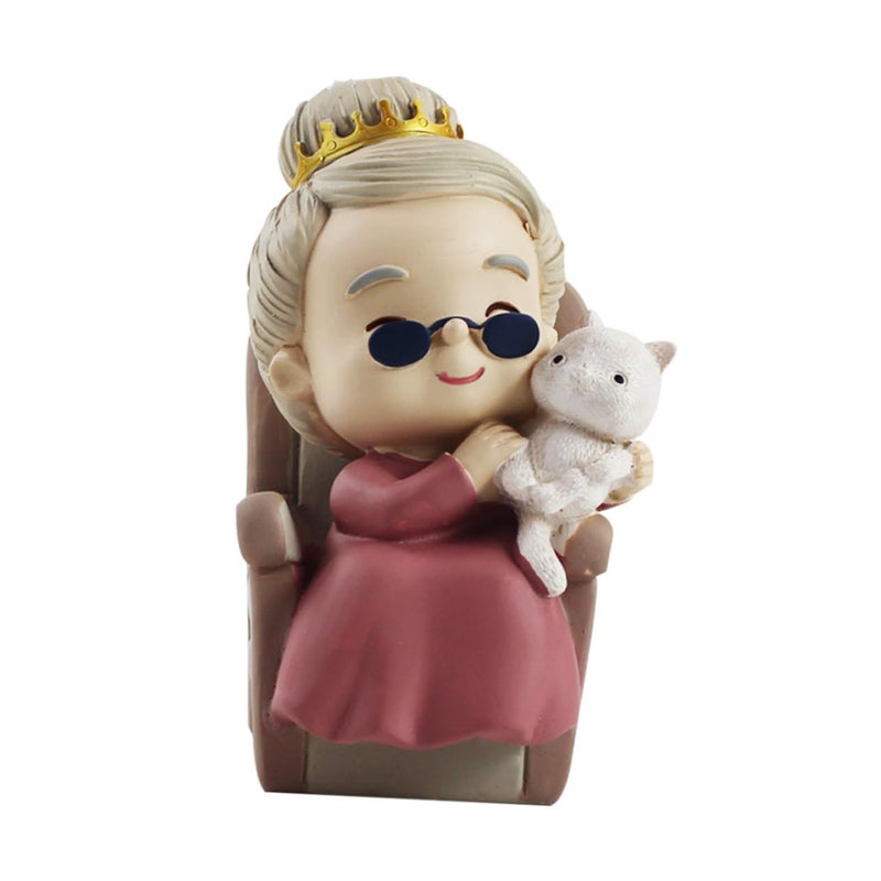 Grandpa And Grandma Cake Topper Desktop Decor For Birthday Celebration - Image 2