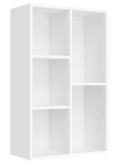 Chulovs 5 cube Bookcase, Wooden Bookshelf with 5 Compartments, Floor Standing Storage Unit for Files, Decor, In Study, Living Room, Bedroom  - Image 1