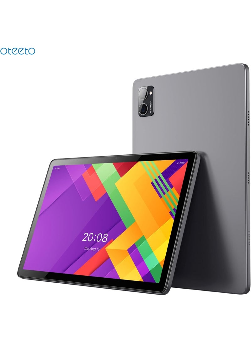 أوتيتو Oteeto TAB 11 PRO MAX 10.1" Android 16.0 Tablet | 12GB RAM + 512GB Storage | 6000mAh Battery, 5G WiFi, 1280x800 IPS Display | 2-in-1 Tablet PC Includes Free Keyboard, Mouse, Case, Touch Pen & Screen Protector - Image 5