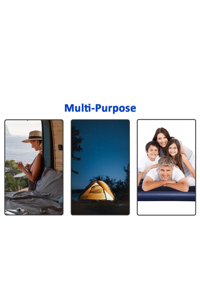 Single Size Air Mattress Inflatable Bed, Blow Up Mattress Camping Sleeping Pad Size190x74x22cm - Image 3