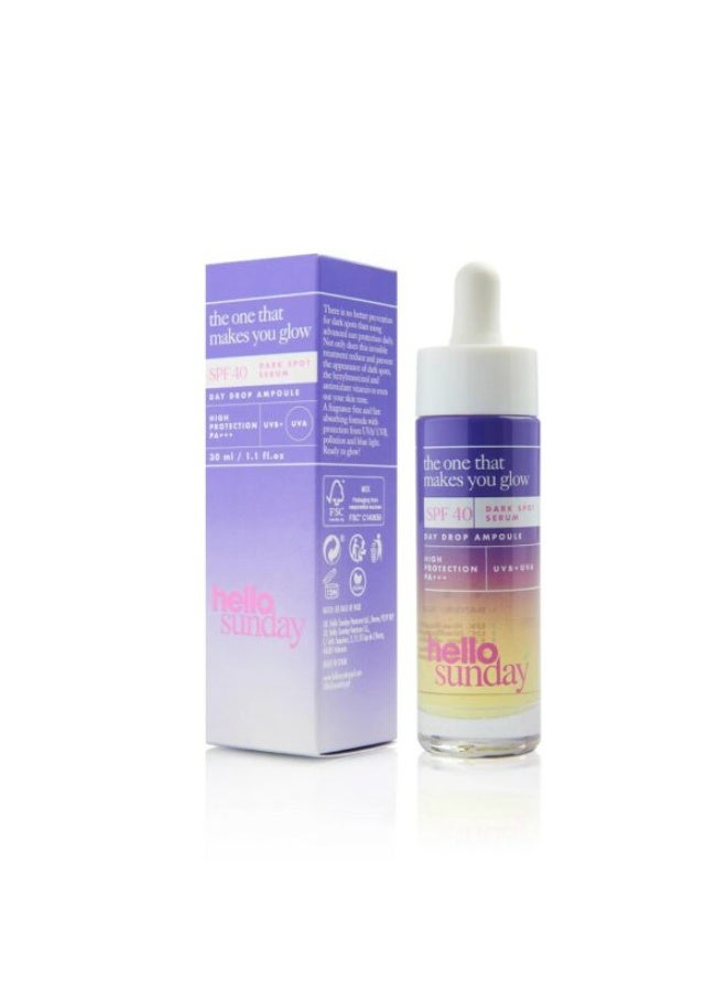 Hello Sunday The One That Makes You Glow Dark Spot Serum SPF40 30ml - Image 4