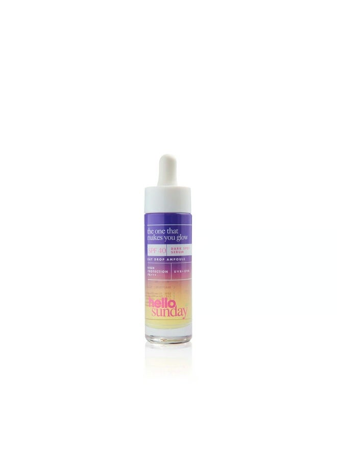 Hello Sunday The One That Makes You Glow Dark Spot Serum SPF40 30ml - Image 1