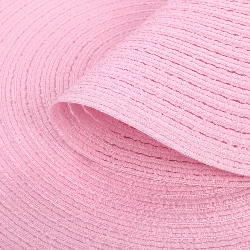 SHACOS Round Braided Placemats Set of 4 Washable 15 inch Round Table Mats for Dining Table Place Mats Home Wedding Party Decor (Pink, 4) - Image 3