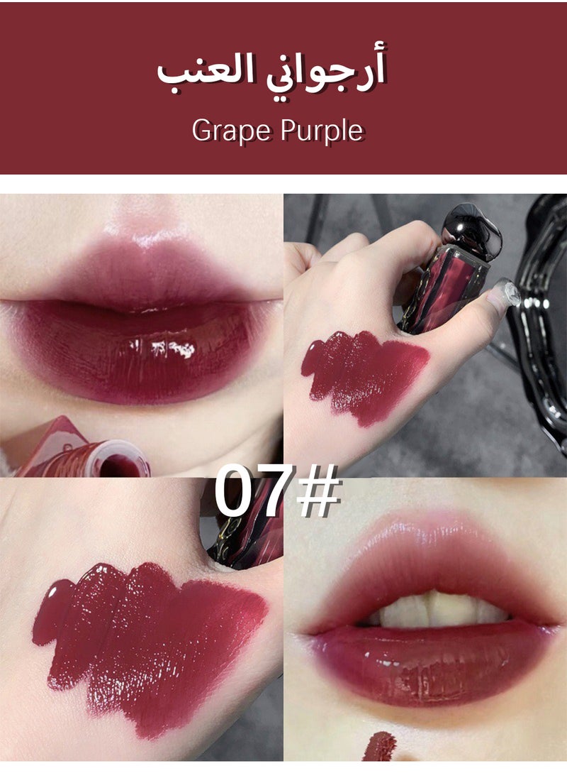 Gege bear - Iceberg Lava Moistened Lip Gloss, Mirror Glossy Ultra Hydrating Long Lasting Nonstick Cup Moisturizing Tinted Liquid Lipstick, Plump Lips and Improve Complexion - Image 1