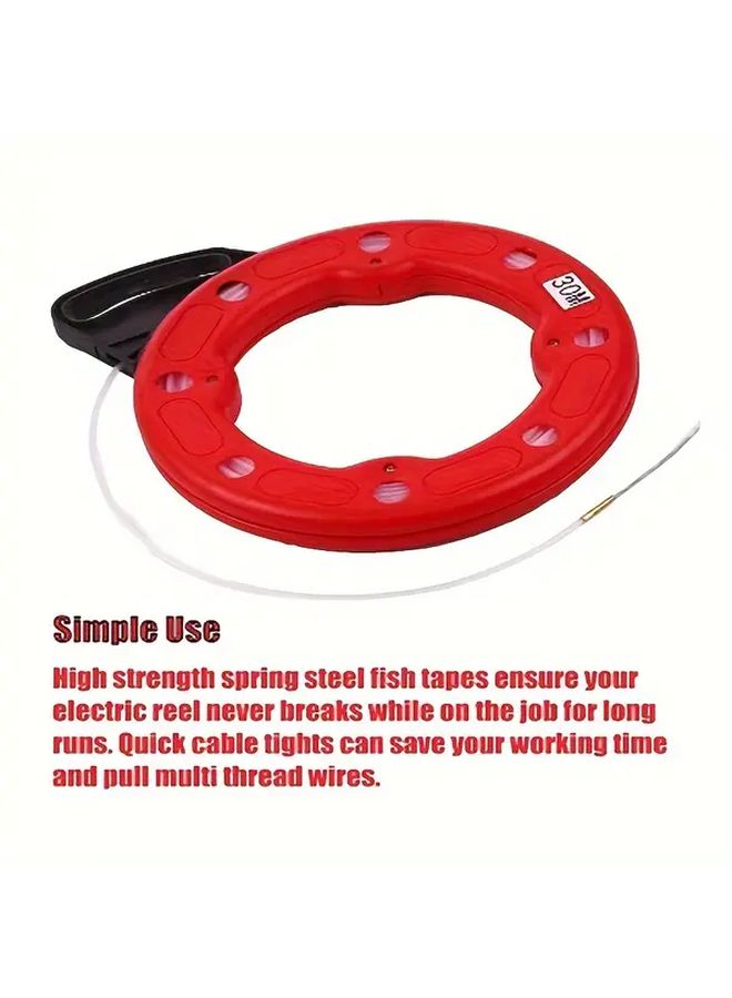 Professional Cable Puller Tool 1181 Inch Heavy Duty Construction Ergonomic Handle - Image 5