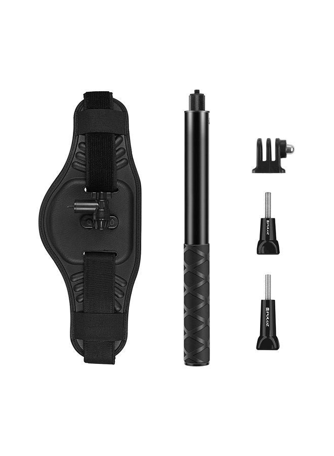 PULUZ PULUZ Waist Belt Mount Strap + Adjustable Selfie Stick Replacement for GoPro Hero 11/10/9/8/OSMO Pocket/ Insta360 ONE/X/X2/X3 Action Cameras - Image 5