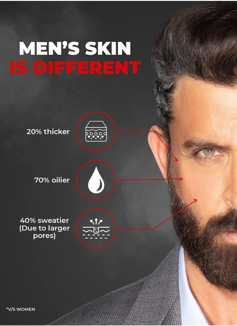 BEARDO - Beardo Activated Charcoal Peel Off Mask for Men 100g Charcoal Face Mask for Glowing Skin Detoxifying Facial Kit for Men Peel Off Mask Men For Oily and Dirt free skin - Image 1