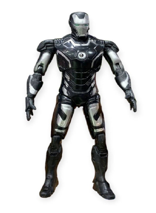AVENGERS Iron Man Black Action Figure Hero Toy Set - Superhero Action Figure with Lights - Best Gift for Boys - Image 1