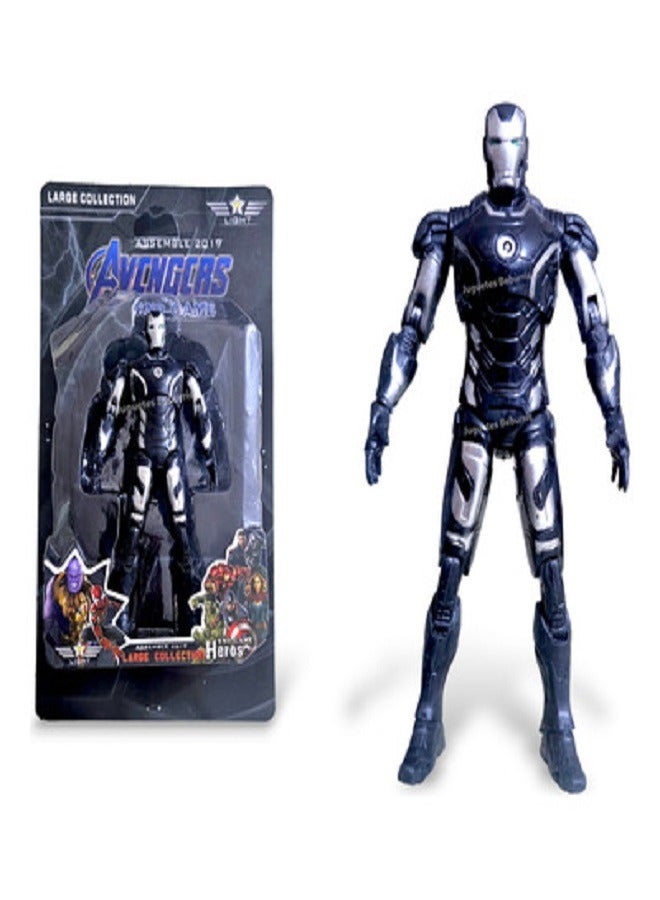 AVENGERS Iron Man Black Action Figure Hero Toy Set - Superhero Action Figure with Lights - Best Gift for Boys - Image 3