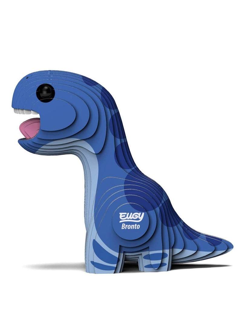 EUGY 3D Bronto Puzzle - Easy-to-Assemble Dinosaur Craft for Kids and Collectors - Image 4
