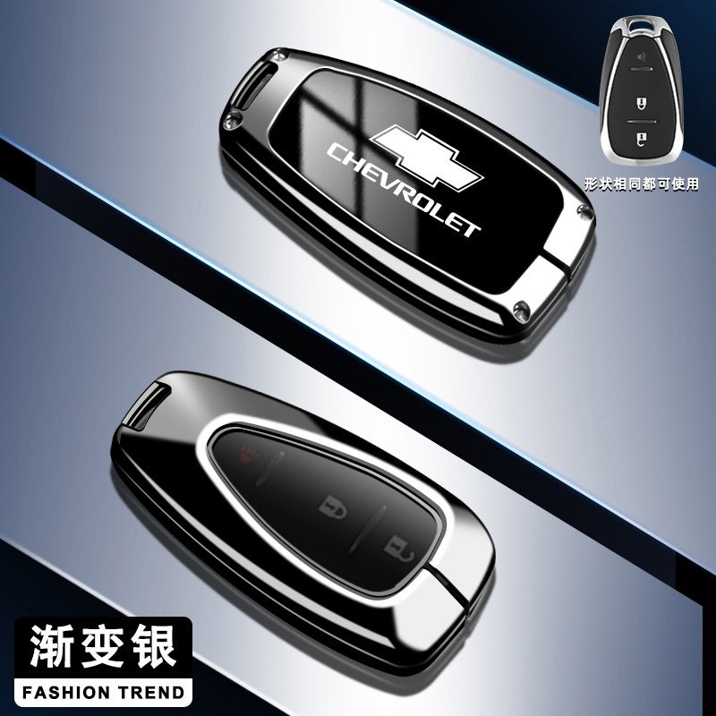 Chevrolet Protective Car Key Case Cover for Chevrolet Cruze, Cavalier, Malibu XL - Zinc Alloy, High-End Style - Image 1