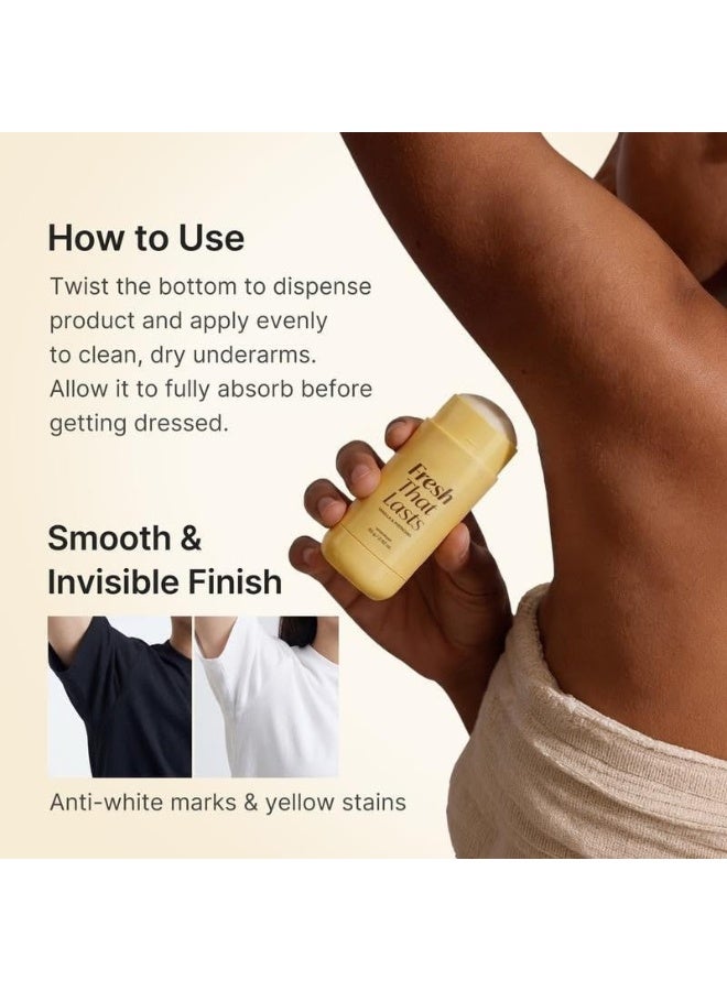 Vanilla Pistachio Deodorant 24H Freshness, Dry Feel Deodorant, Breathable Sweat & Odor Protection, Instant Freshness & Gentle, Improve Underarm Darkness or Uneven Skin Tone (1 Bottle) - Image 5