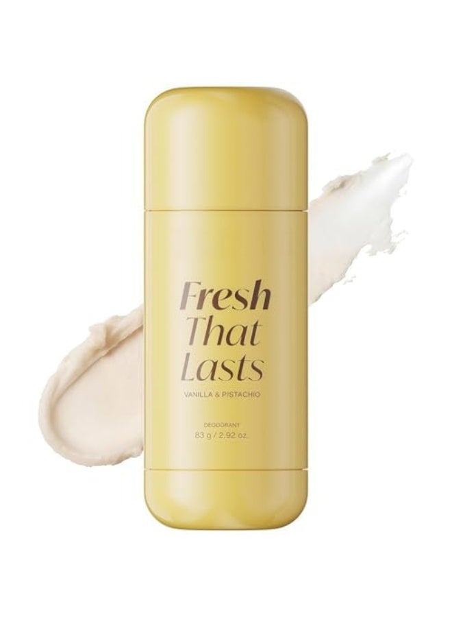 Vanilla Pistachio Deodorant 24H Freshness, Dry Feel Deodorant, Breathable Sweat & Odor Protection, Instant Freshness & Gentle, Improve Underarm Darkness or Uneven Skin Tone (1 Bottle) - Image 1