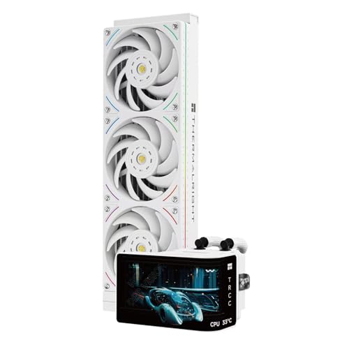 Thermalright Wonder Vision 360 UB ARGB CPU AIO Cooler360mm Radiator 2K 60HZ Curved Screen with 2400x1080 Resolutionfor AM4AM5Intel LGA18511700667in 3D Screen High Performance Pump - Image 1