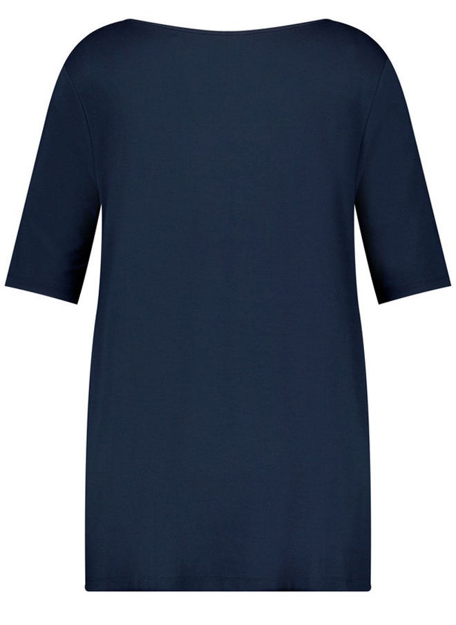 GERRY WEBER Flared top with mid-length sleeves and a front print  - Image 4