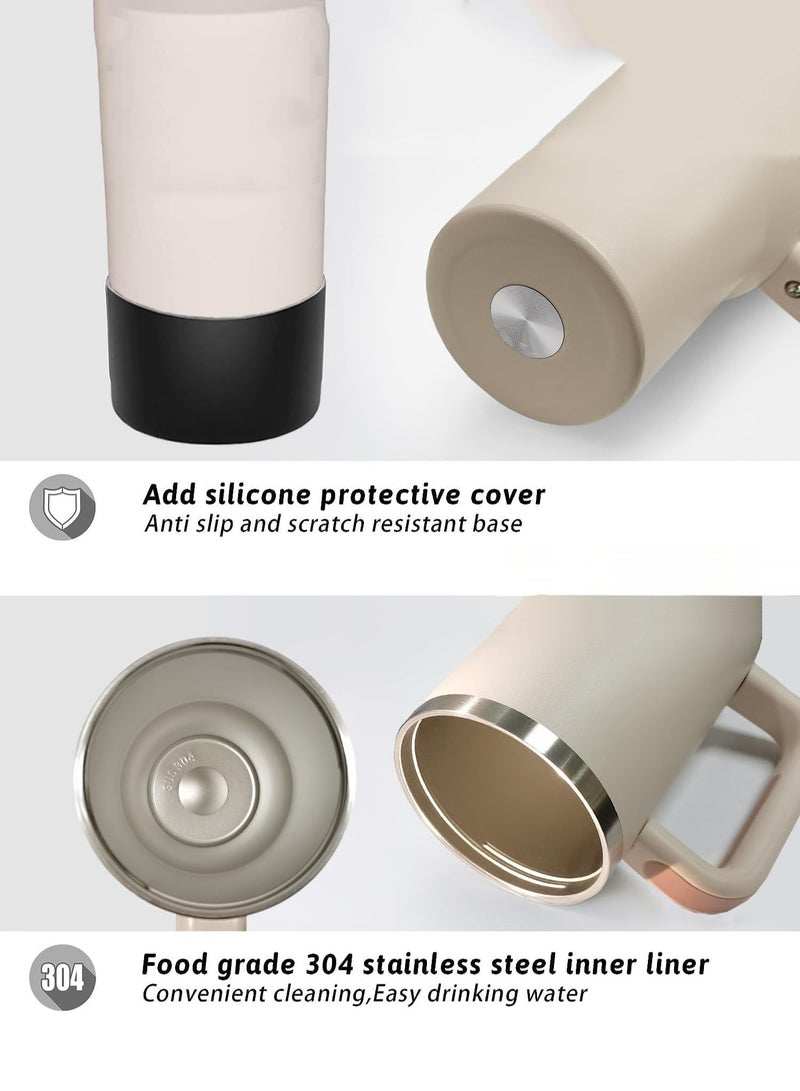 Quencher H2.0 FlowState Stainless Steel Vacuum Mug with Lid and Straw for Water, Iced Tea or Coffee, Smoothies and More