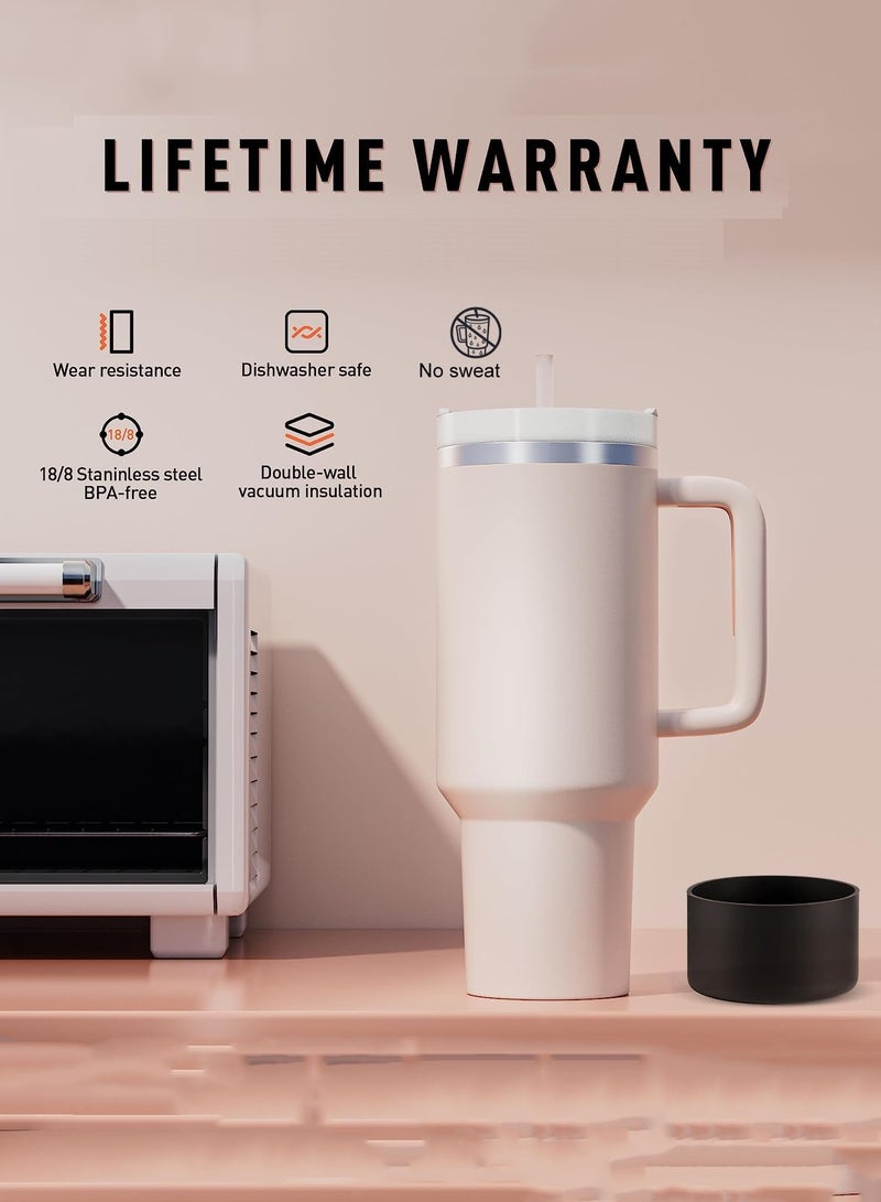 Quencher H2.0 FlowState Stainless Steel Vacuum Mug with Lid and Straw for Water, Iced Tea or Coffee, Smoothies and More