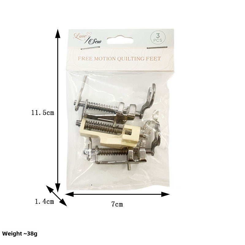 Multifunctional Electric Sewing Machine Foot Collection Embroidered presser foot 3 piece set