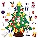 Abakuku 3FT DIY Felt Christmas Tree for Kids with 31pcs Detachable OrnamentsWall Hanging Xmas Christmas Decorations with String Light Batteries Not Included - Image 3