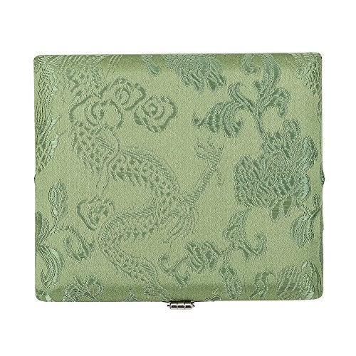 Tangxi Wooden Oboe Case Holder Box for 6pcs Oboe Reeds Silk Cloth Cover Case Holder Storage(Green) - Image 5
