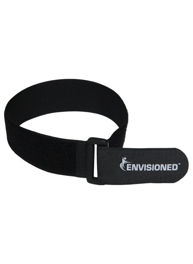 ENVISIONED Reusable Cinch Straps 2" x 40" - 6 Pack, Multipurpose Strong Gripping, Quality Hook and Loop Securing Straps (Black) - Image 1
