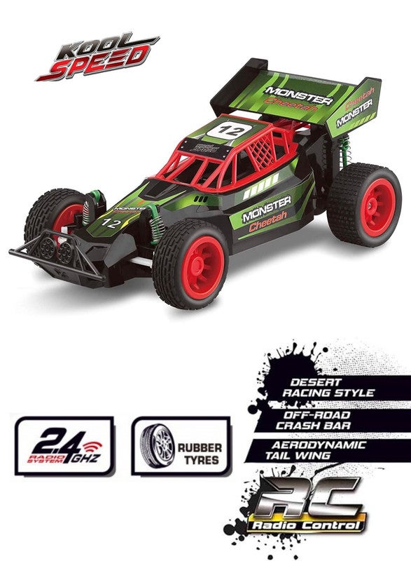 gearbox Kool Speed 1:20 R/C Off Road Buggy 27 Mhz Remote Control Toys For Kids  3 Years+ (Red) - Image 3