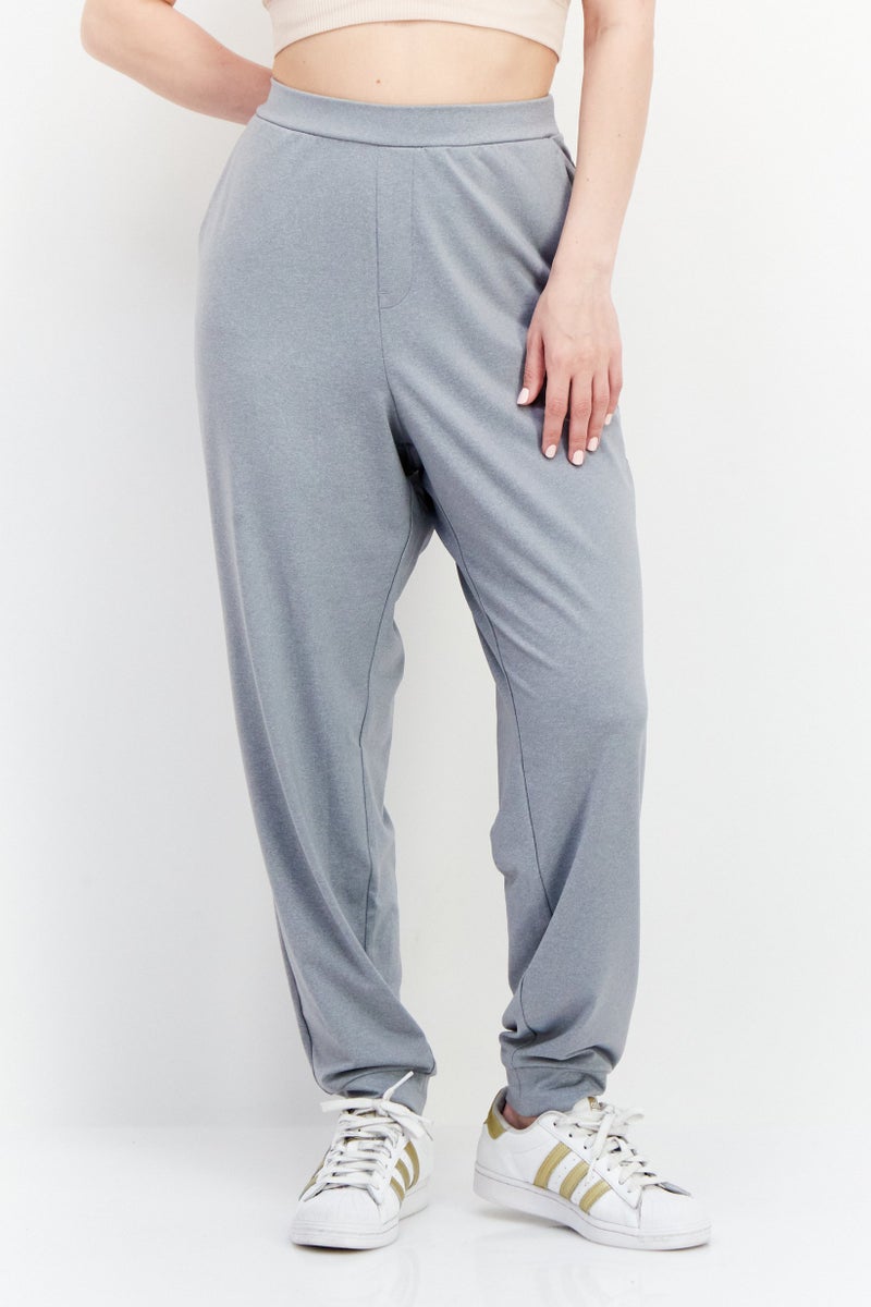 Fourlaps Women Sportswear Fit Training Pant, Grey  - Image 1