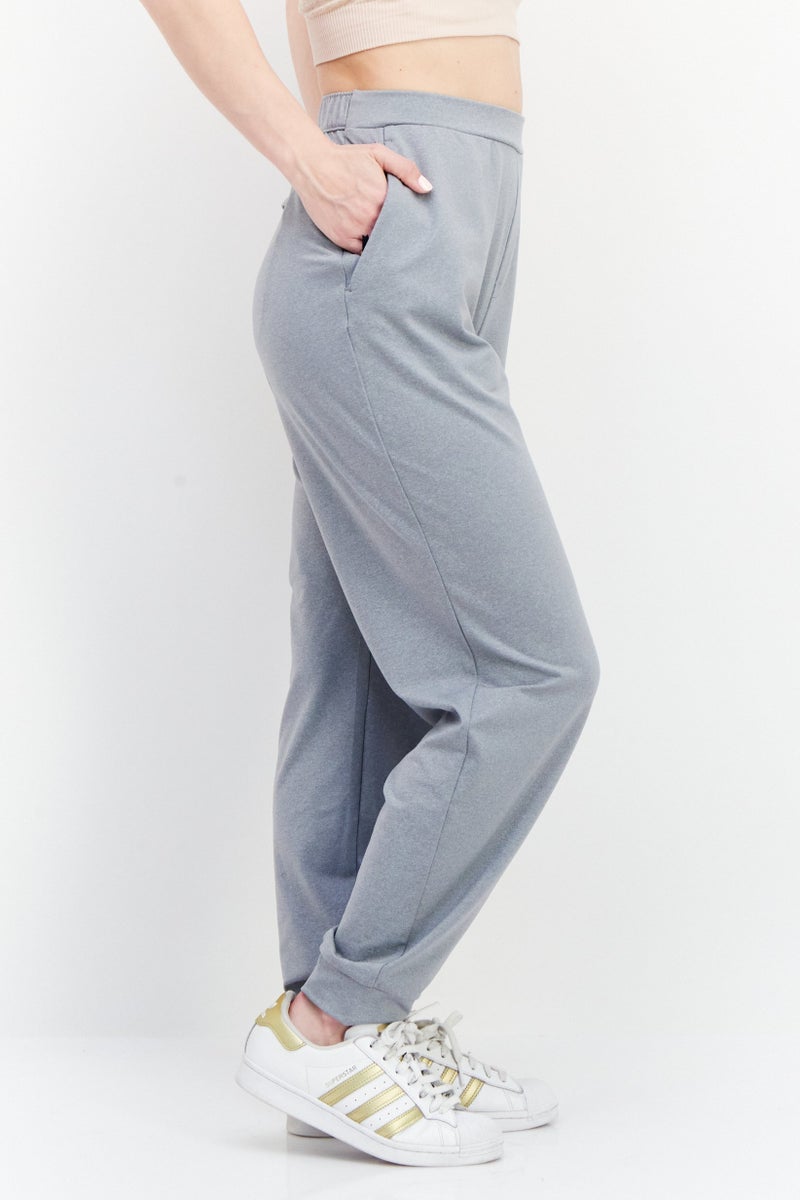Fourlaps Women Sportswear Fit Training Pant, Grey  - Image 4