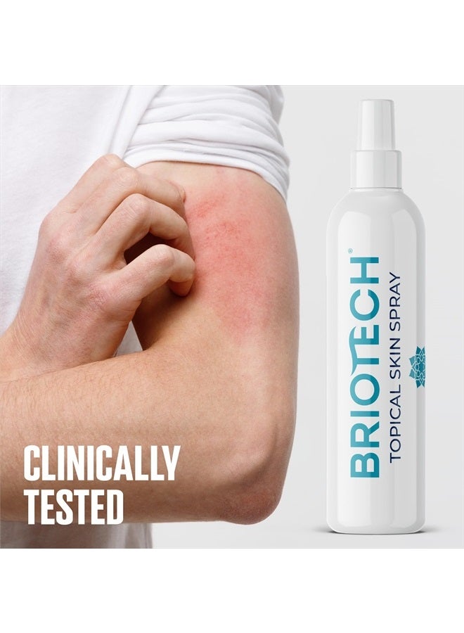 BRIOTECH رذاذ جلدي موضعي، رذاذ حمض الهيبوكلوروس للجسم والوجه، منظف جفون، رذاذ وجه HOCl، دعم ضد التهيج، تهدئة الاحمرار، تهدئة فروة الرأس، قد يختلف التعبئة، 4 أونصات لكل منها، 2 عدد - Image 2