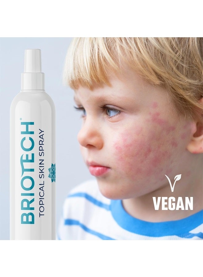 BRIOTECH رذاذ جلدي موضعي، رذاذ حمض الهيبوكلوروس للجسم والوجه، منظف جفون، رذاذ وجه HOCl، دعم ضد التهيج، تهدئة الاحمرار، تهدئة فروة الرأس، قد يختلف التعبئة، 4 أونصات لكل منها، 2 عدد - Image 4